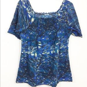 🌺SOLD🌺 Abstract Blouse, Size XL